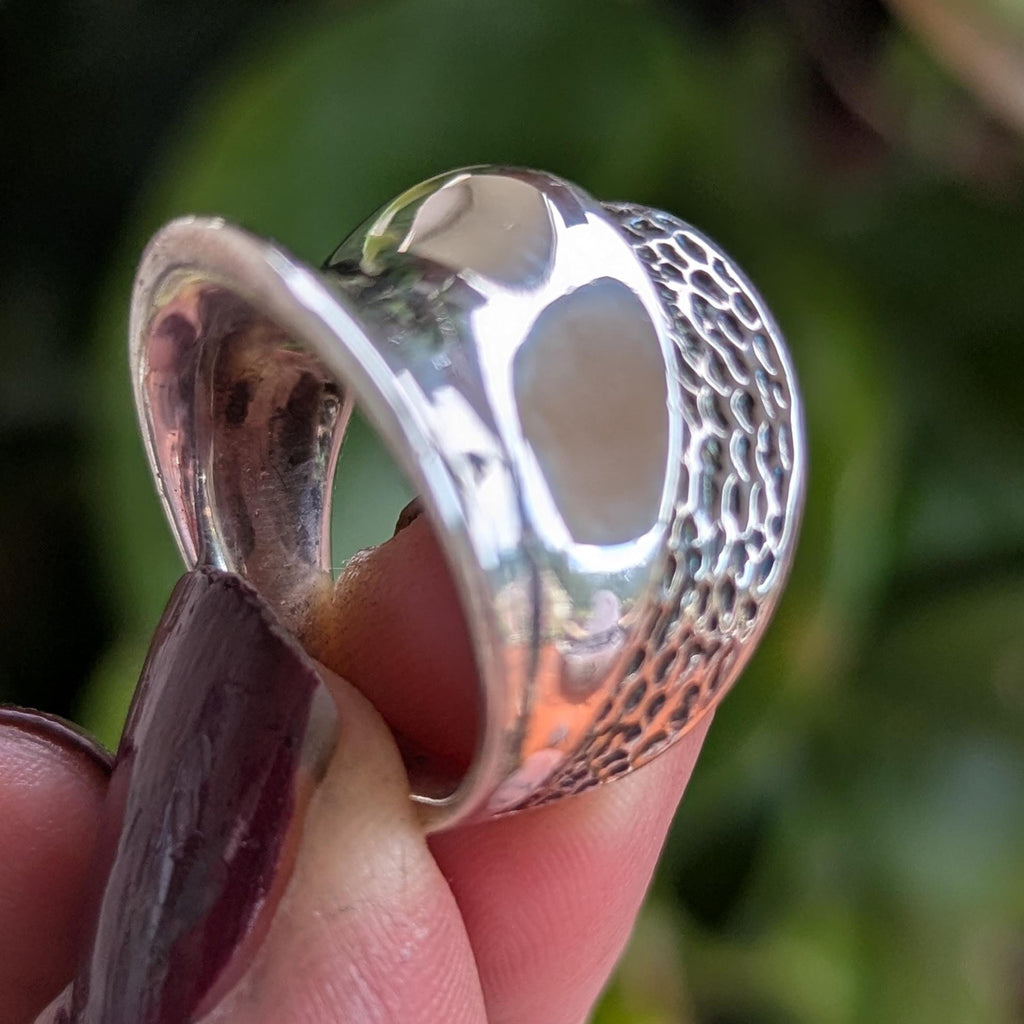 Vintage Sterling Silver chunky statement ring