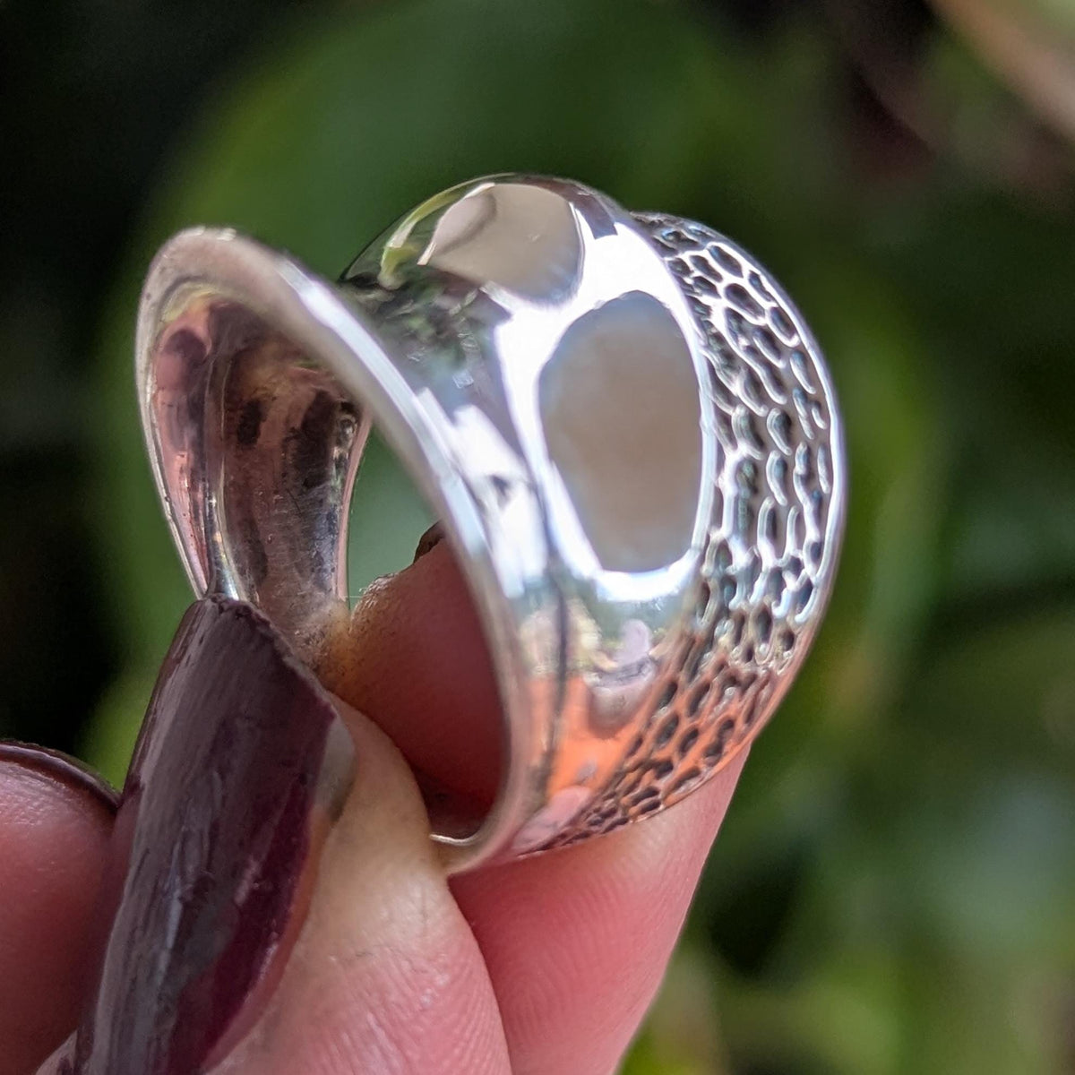 Vintage Sterling Silver chunky statement ring