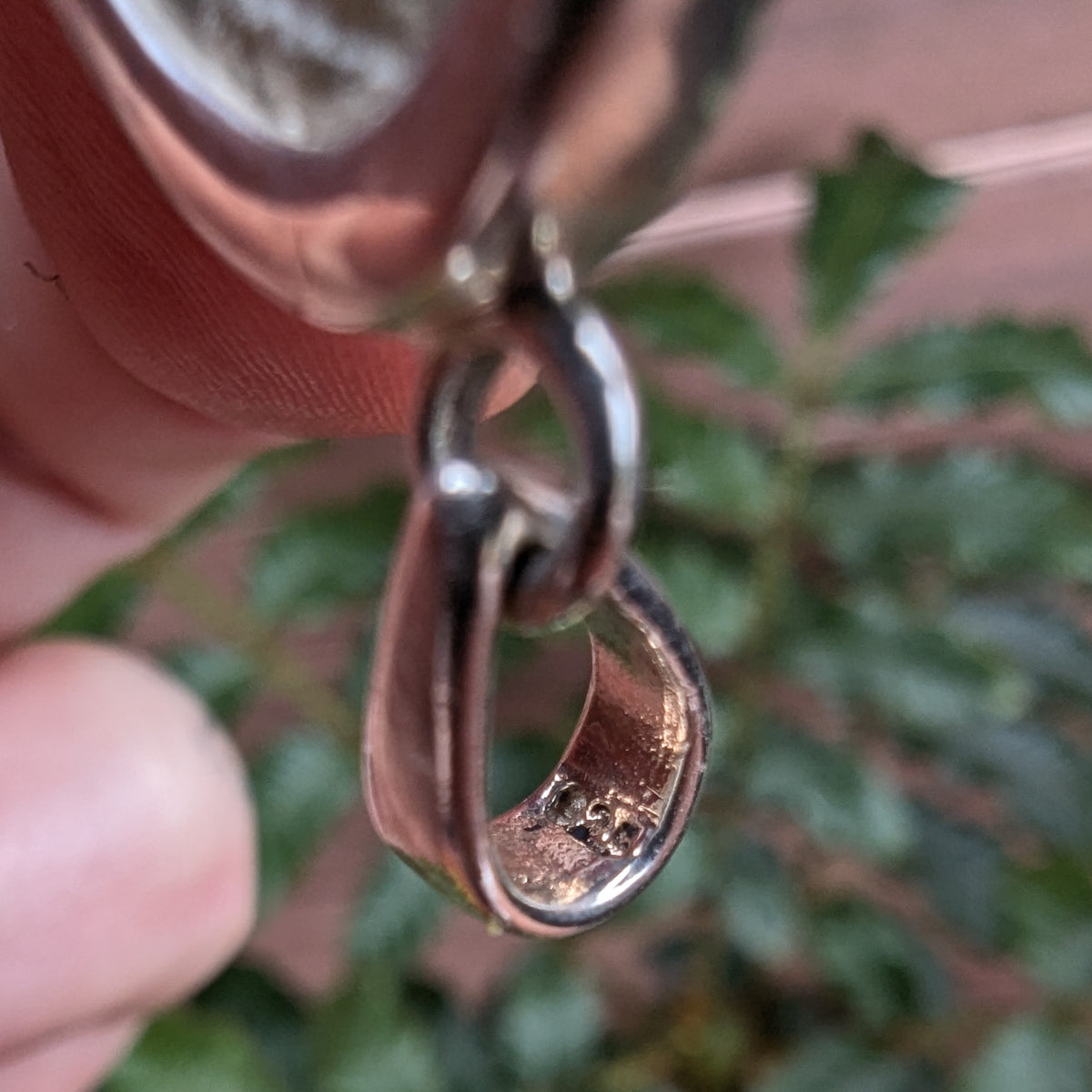 Pre-loved Labradorite & sterling silver pendant